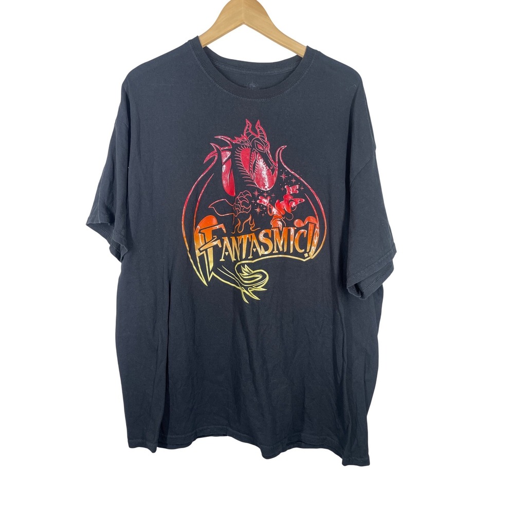 Disney Parks Fantasmic Maleficent Dragon Graphic T-Shirt Mens XXL
Black Cotton